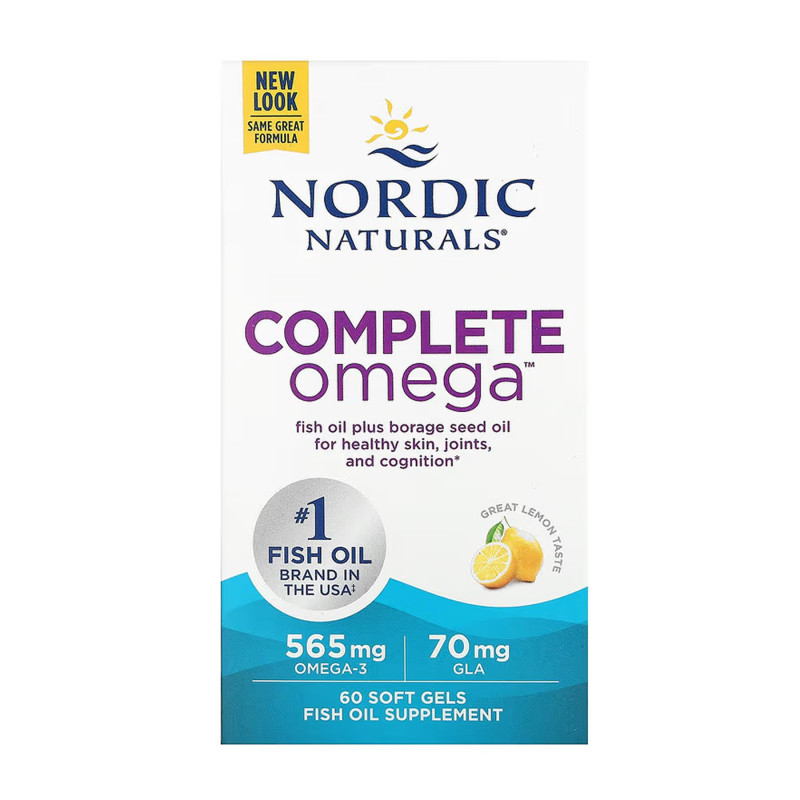 Complete Omega - 60 softgels Nordic Naturals