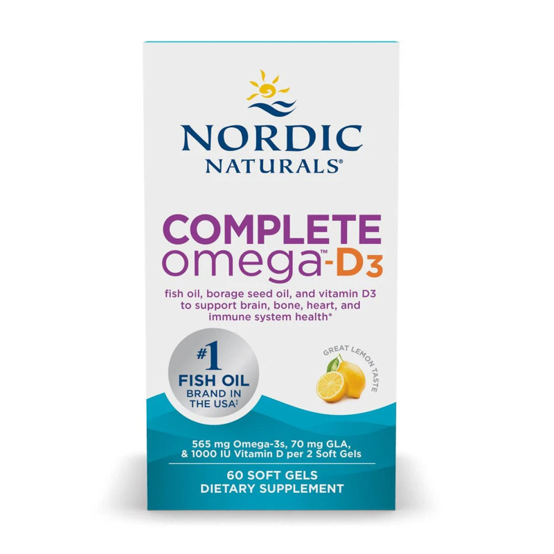Complete Omega-D3 - 60 softgels Nordic Naturals