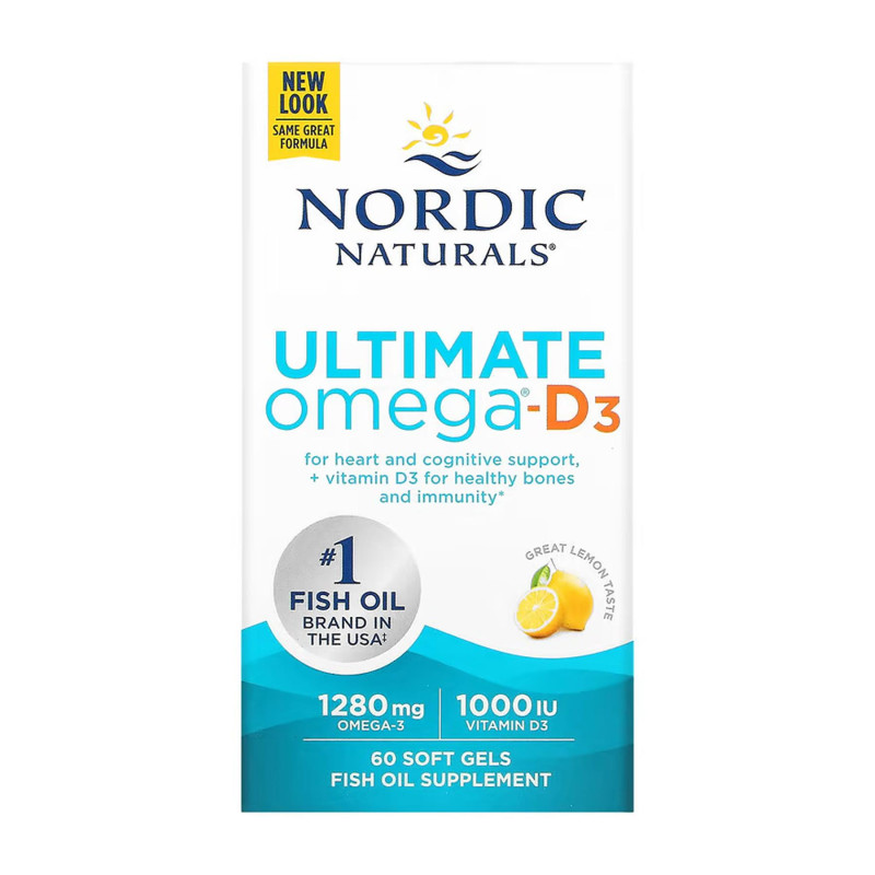 Ultimate Omega-D3 - 60 softgels Nordic Naturals