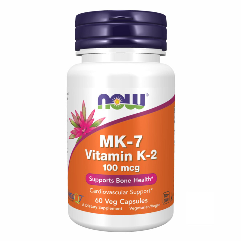 Vitamin K-2 (MK7) 100 mcg - 60 vcaps Now Foods