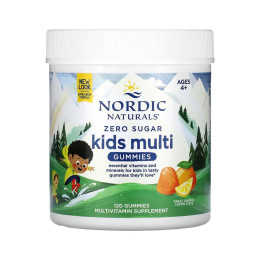 Zero Sugar Kids Multi -120 gummies Nordic Naturals