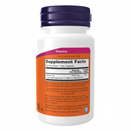 Vitamin K-2 (MK7) 100 mcg - 60 vcaps Now Foods