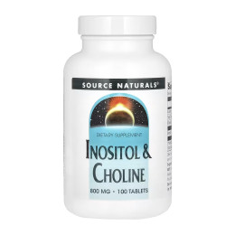 Inositol & Choline 800 mg - 100 tabs Source Naturals