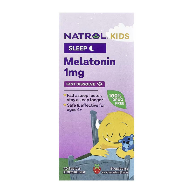 Kids Melatonin 1mg - 40 tabs NATROL