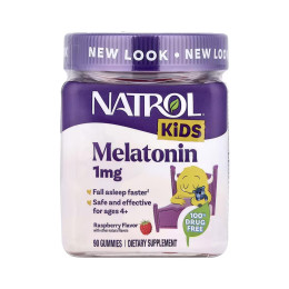Kids Melatonin 1mg - 90 gummies NATROL