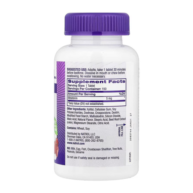 Melatonin 5mg - 150 tabs NATROL