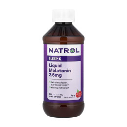 Melatonin Liquid 2.5mg - 237 ml NATROL