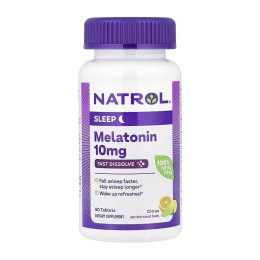 Melatonin 10mg - 60 tabs NATROL