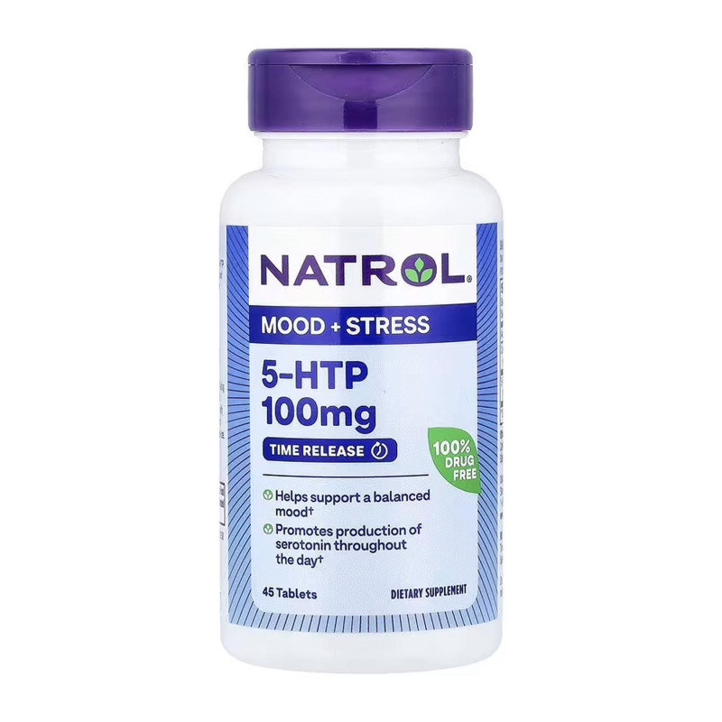 5-HTP 100mg Time Release - 45 tabs NATROL