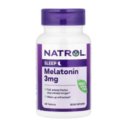 Melatonin 3mg - 60 tabs NATROL