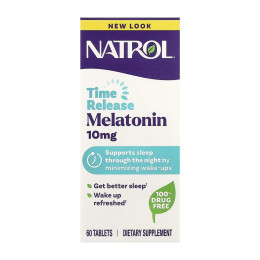 Time Release Melatonin 10mg - 60 tab NATROL