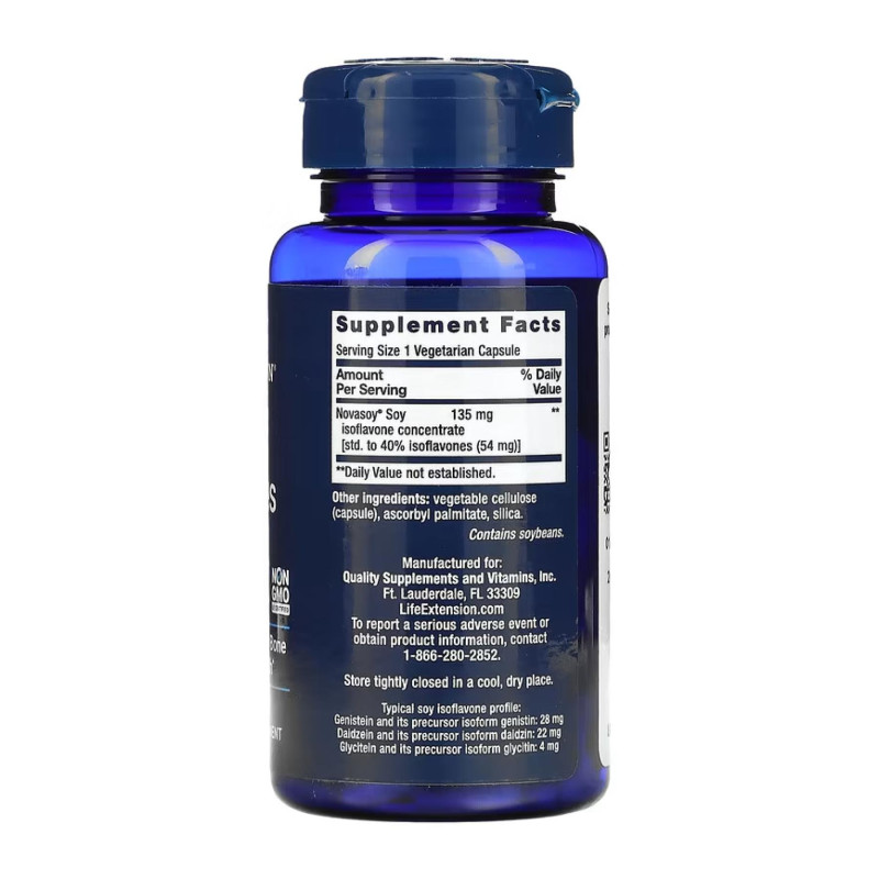 Soy Isoflavones - 30 vcaps (До 03.26) Life Extension