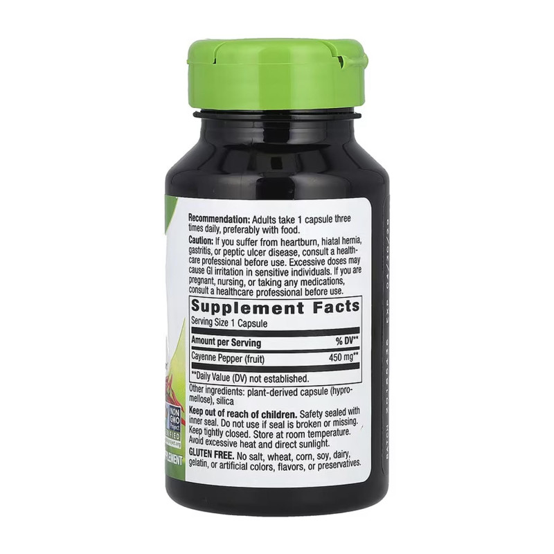 Cayenne Pepper - 100 vcaps Nature's Way