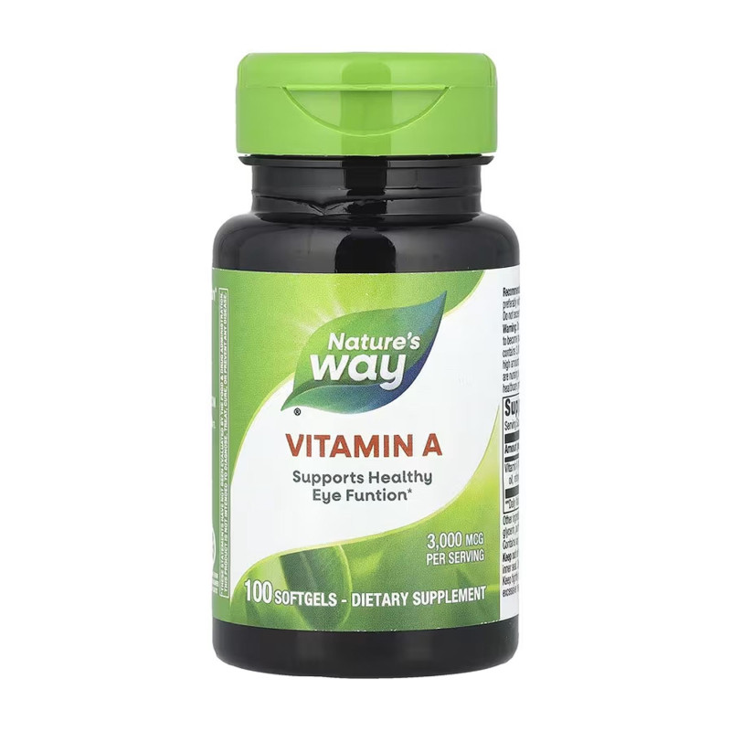 Vitamin A - 100 softgels Nature's Way