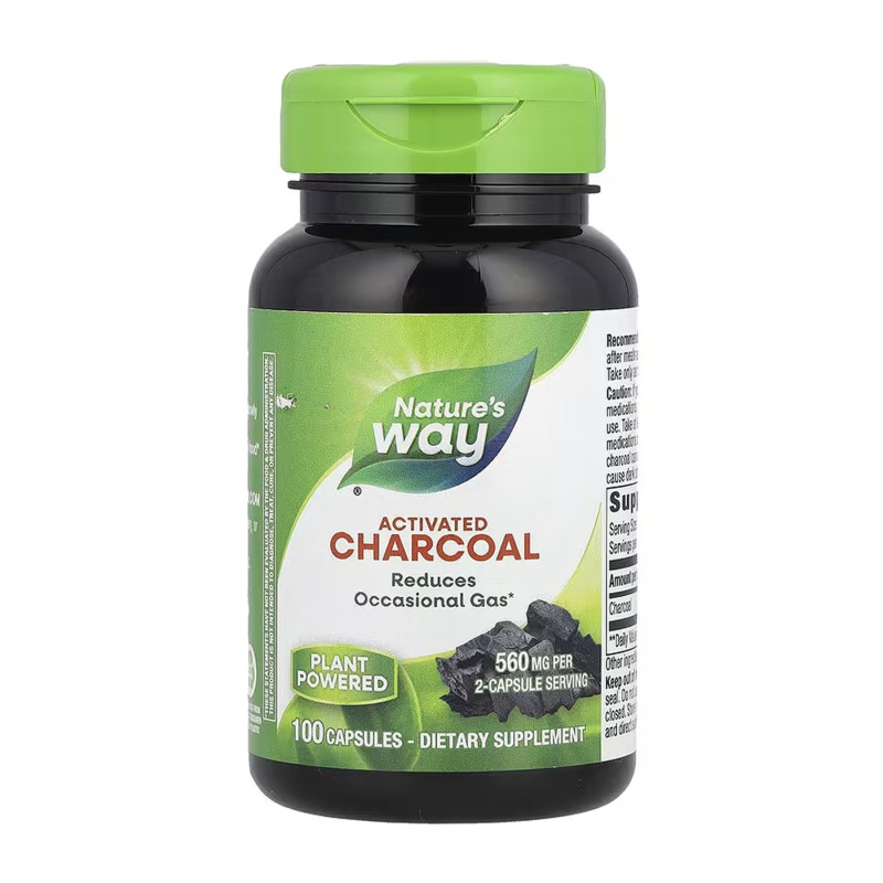 Activated Charcoal - 100 caps Nature's Way