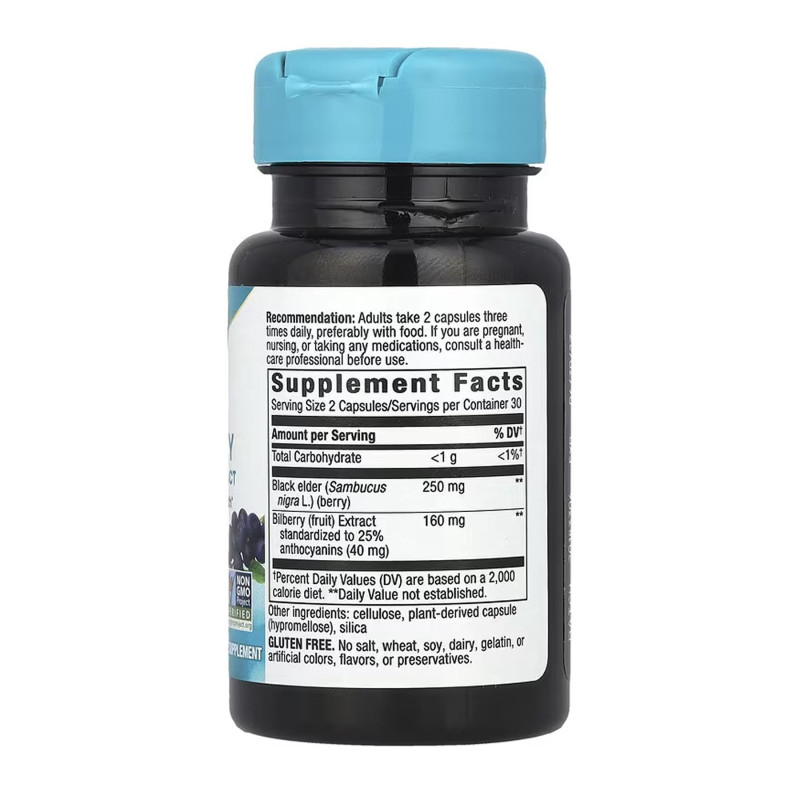 Bilberry - 60 vcaps Nature's Way