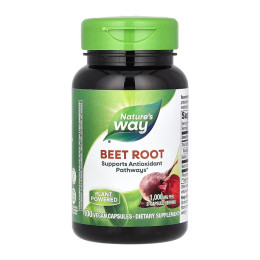 Beet Root Powder - 100 vcaps Nature's Way