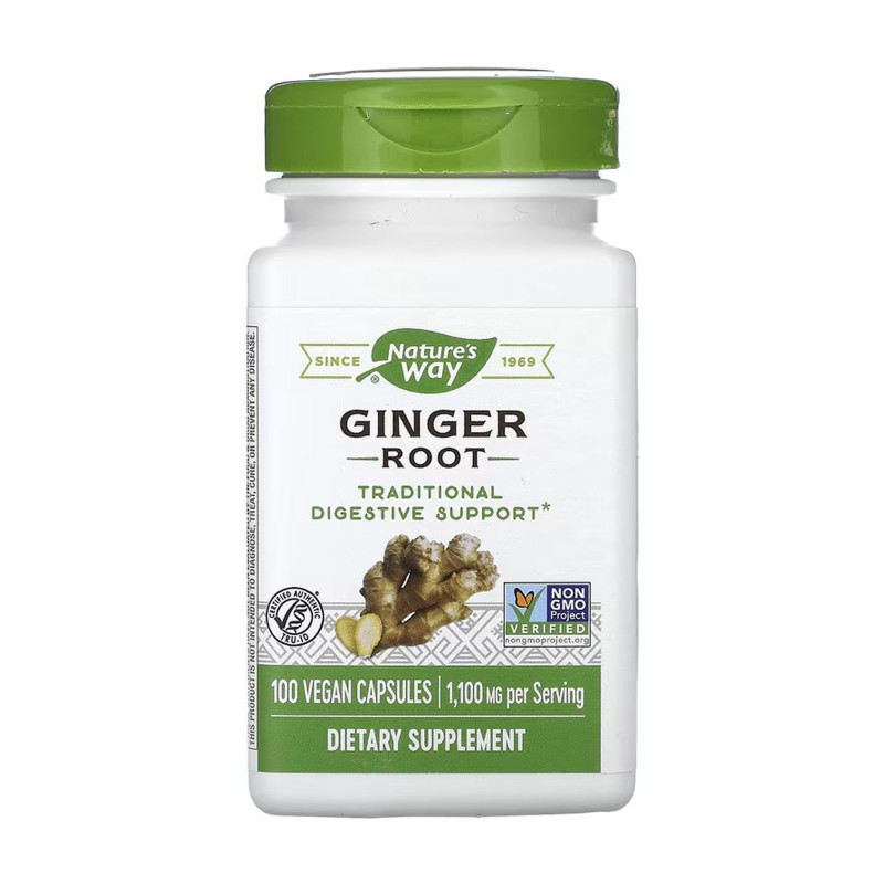 Ginger Root - 100 vcaps Nature's Way