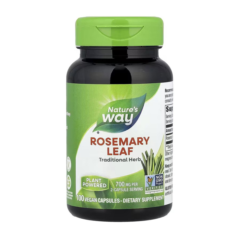 Rosemary Leaf - 100 vcaps Nature's Way