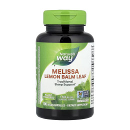 Melissa Lemon Balm Leaf - 100 vcaps Nature's Way