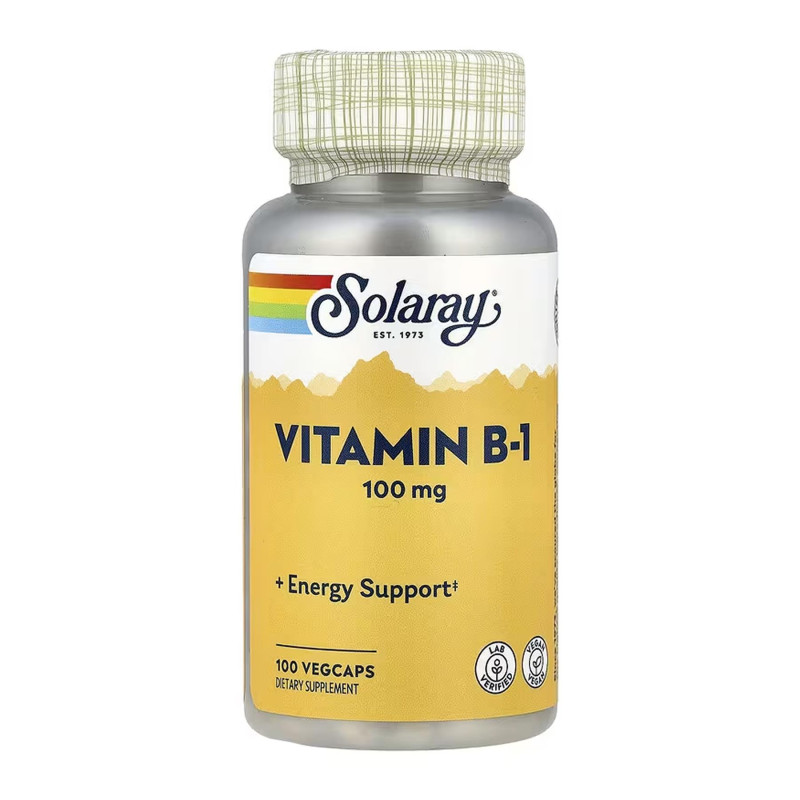 Vitamin B-1 100mg - 100 vcaps Solaray