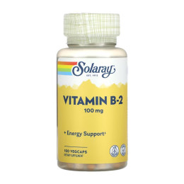Vitamin B-2 100mg - 100 vcaps Solaray