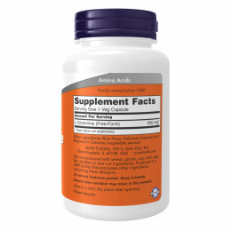 L-Glutamine 500mg - 120 vcaps Now Foods