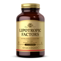 Lipotropic Factors - 100 Tabs Solgar