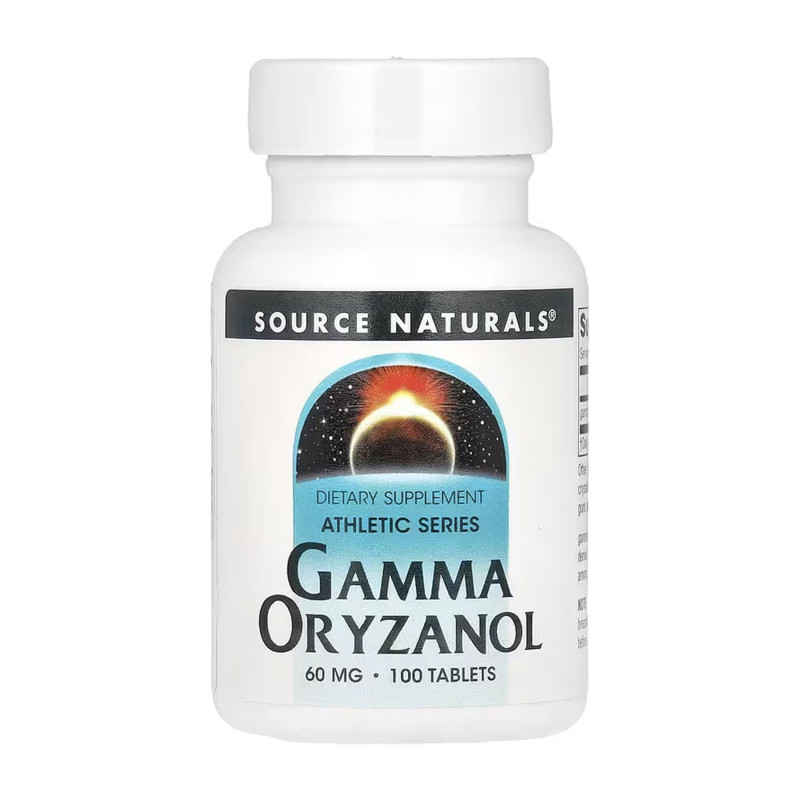 Gamma Oryzanol 60 mg - 100 tabs Source Naturals