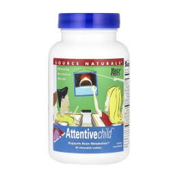 Attentive Child™ Fruit - 30 wafer Source Naturals