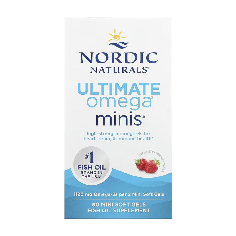 Ultimate Omega 2X Minis - 60 mini softgels Nordic Naturals
