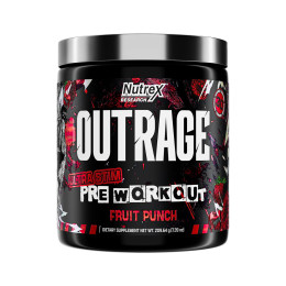 Outrage High‑Stim Pre‑Workout - 30 servings Fruit Punch Nutrex