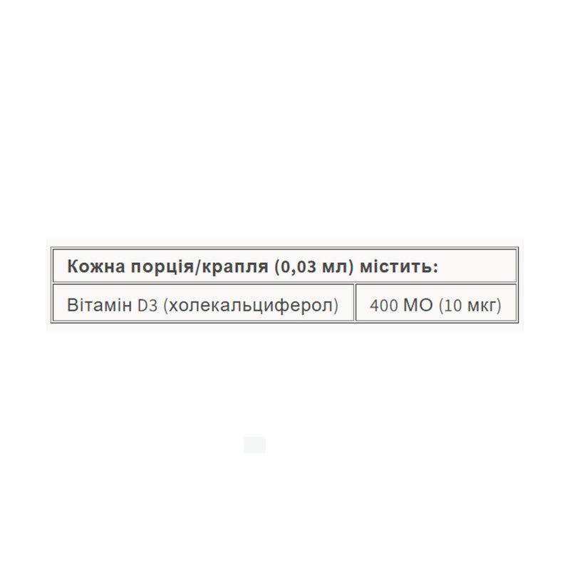BigFriends Liquid Vitamin D3 400 IU - 15ml Natural Factors