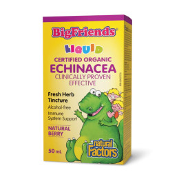 BigFriends Echinacea Alcohol-Free Fresh Herb Tincture for Kids - 50 ml Natural Factors