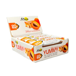 YummY - 12x55g Apricot Chocolate FitWin