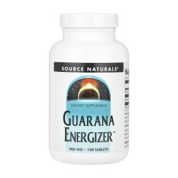 Guarana Energizer™ 900 mg - 100 tabs Source Naturals