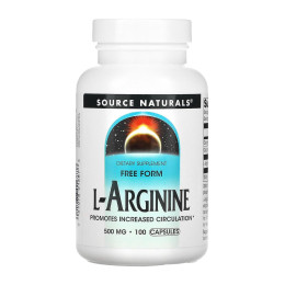 L-Arginine 500 mg - 100 tabs Source Naturals