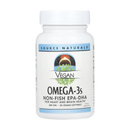 Vegan Omega-3s EPA-DHA 300 mg - 30 softgels Source Naturals