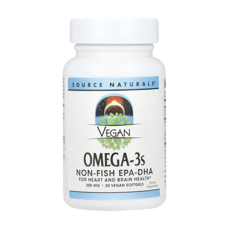 Vegan Omega-3s EPA-DHA 300 mg - 30 softgels Source Naturals
