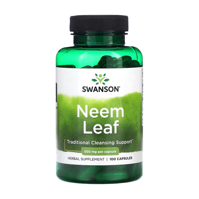 Neem Leaf 500 mg - 100 caps Swanson