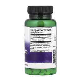 Zinc Gluconate 30 mg - 250 tabs Swanson