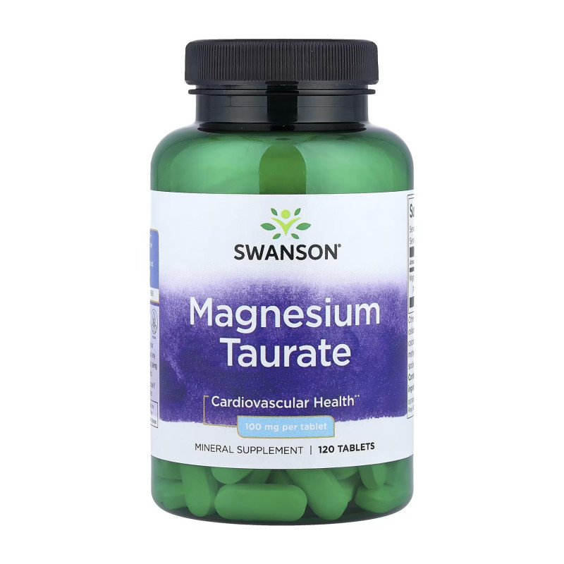 Magnesium Taurate 100 mg - 120 tabs Swanson