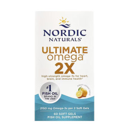 Ultimate Omega 2X - 60 softgels (Пошкоджена упаковка) Nordic Naturals