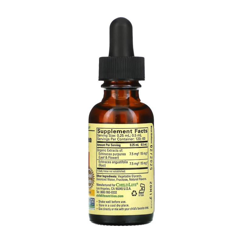 Echinacea Liquid Drops - 30ml (До 02.26) ChildLife Essentials