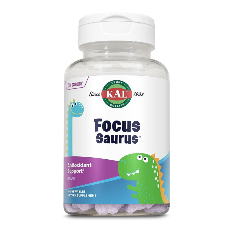 Focus-Saurus - 30 chewables Grape KAL