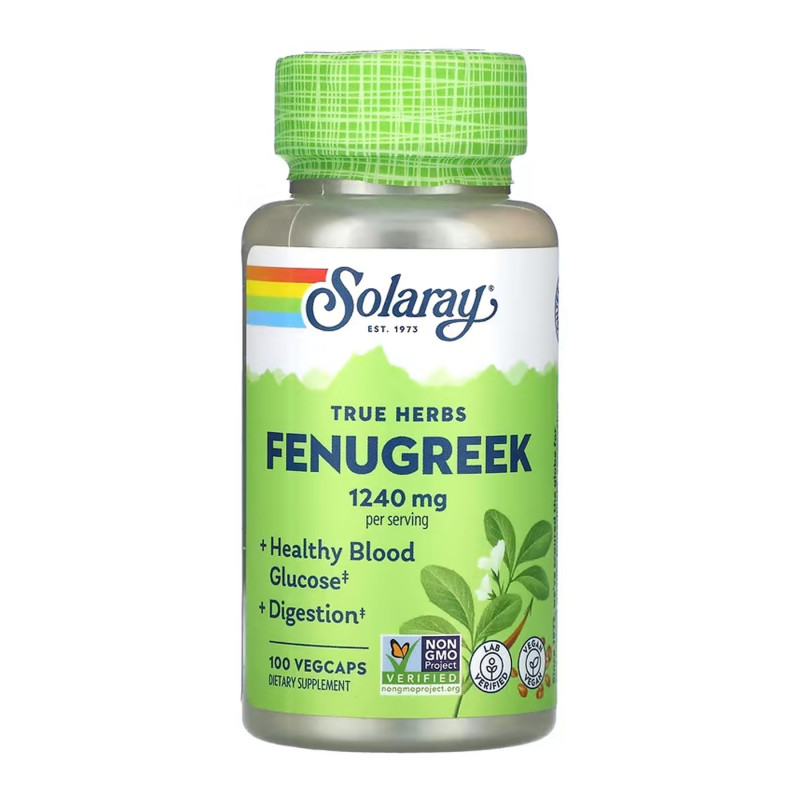 Fenugreek Seed 620mg - 100 vcaps Solaray