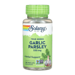 Garlic Parsley 530mg - 100 vcaps Solaray