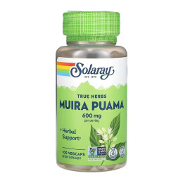 Muira Puama 300mg - 100 vcaps Solaray