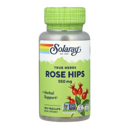 Rose Hips Fruit 550mg - 100 vcaps Solaray