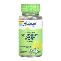 St. John's Wort Aerial 325mg - 100 vcaps Solaray